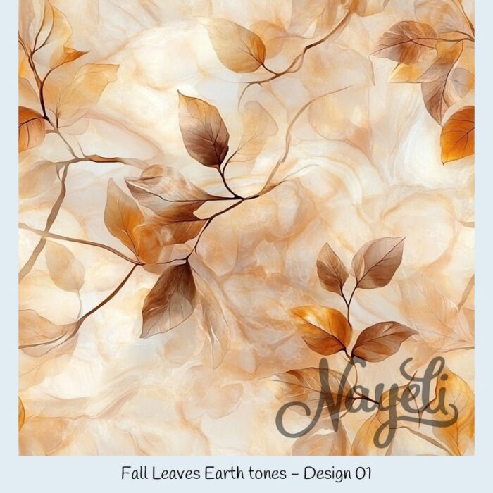 Fall Leaves Earth tones – Bild 2