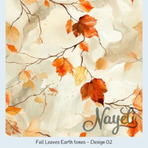 Fall Leaves Earth tones – Bild 3