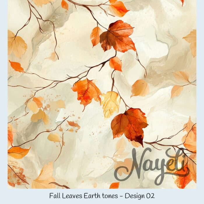Fall Leaves Earth tones – Bild 3
