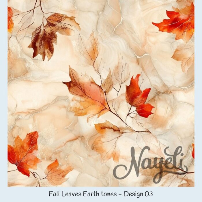 Fall Leaves Earth tones – Bild 4