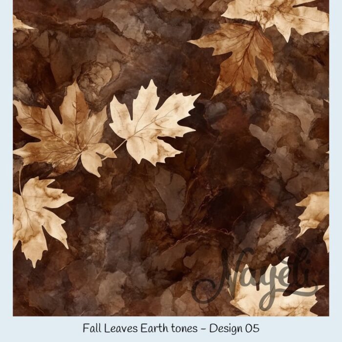 Fall Leaves Earth tones – Bild 6