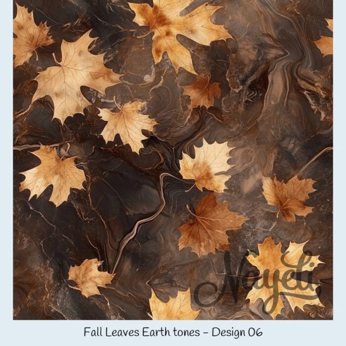 Fall Leaves Earth tones – Bild 7