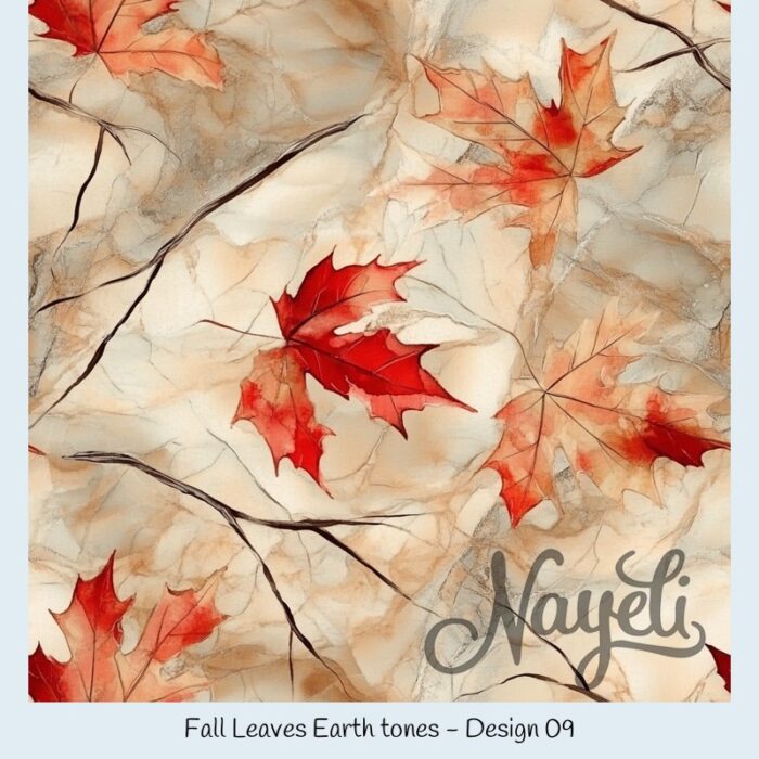 Fall Leaves Earth tones – Bild 10