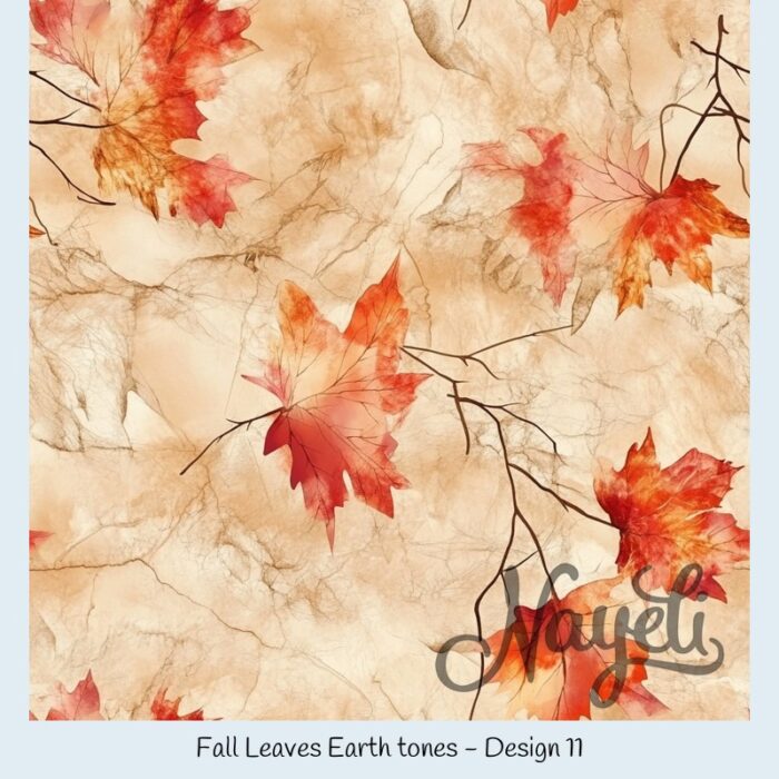 Fall Leaves Earth tones – Bild 12