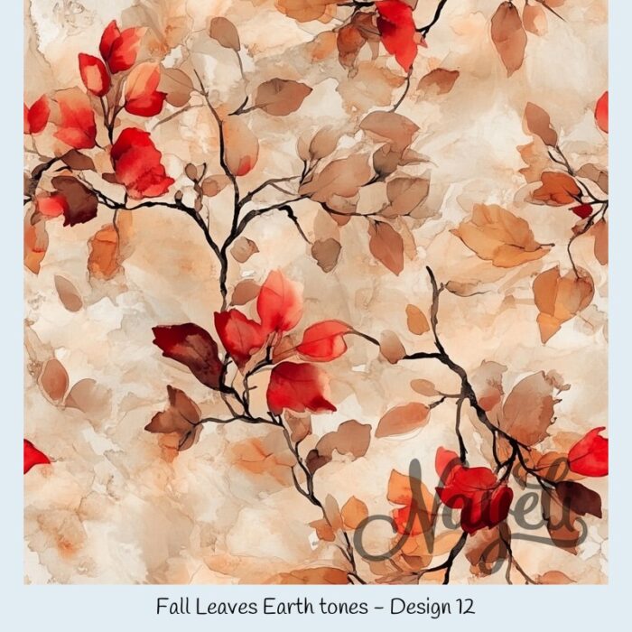 Fall Leaves Earth tones – Bild 13