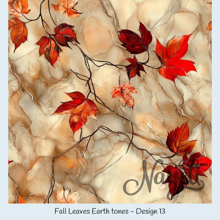 Fall Leaves Earth tones – Bild 14