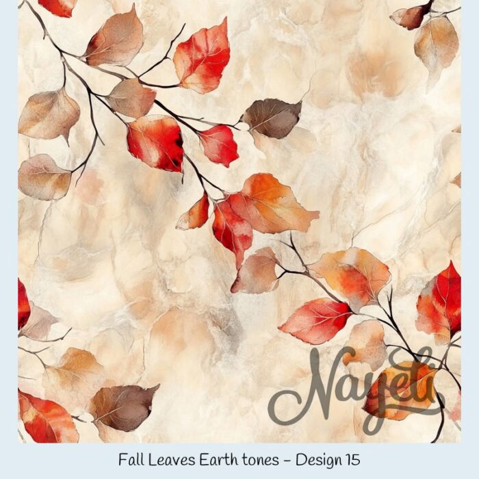 Fall Leaves Earth tones – Bild 16