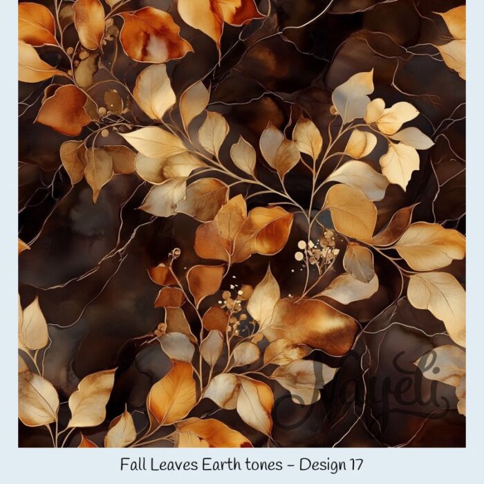 Fall Leaves Earth tones – Bild 18
