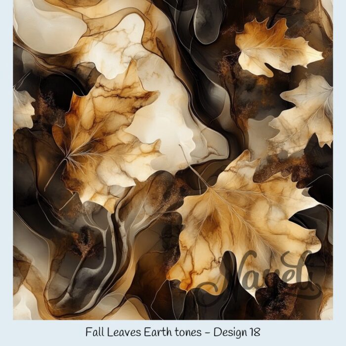 Fall Leaves Earth tones – Bild 19