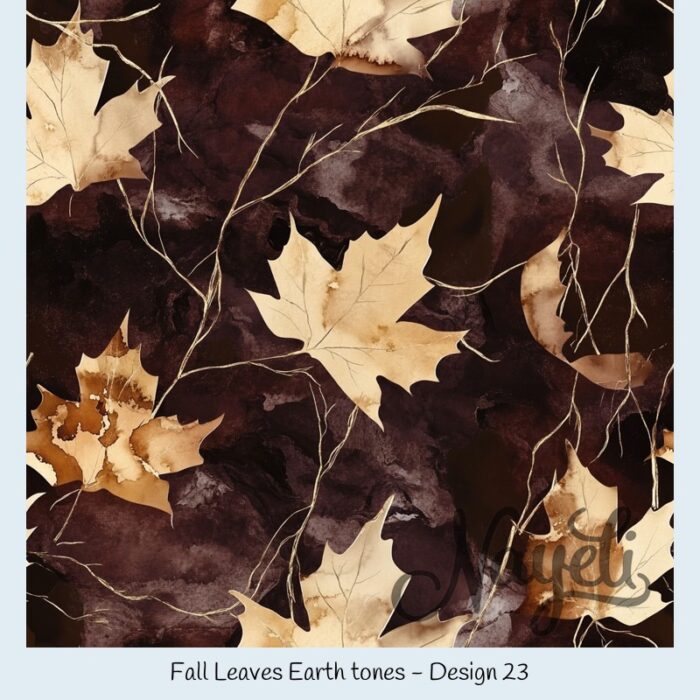 Fall Leaves Earth tones – Bild 24