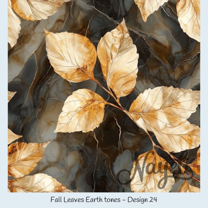 Fall Leaves Earth tones – Bild 25