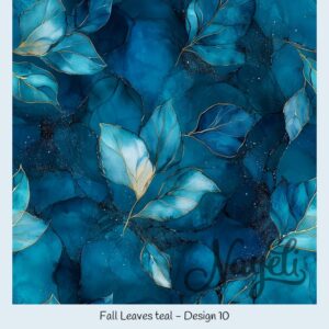 Fall Leaves teal – Bild 11
