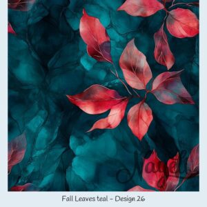 Fall Leaves teal – Bild 27