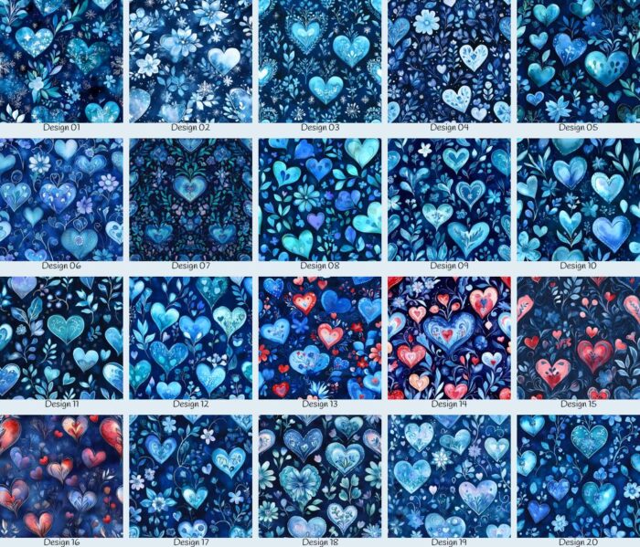 Hearts blue – Bild 1