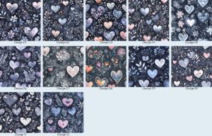 Hearts grey