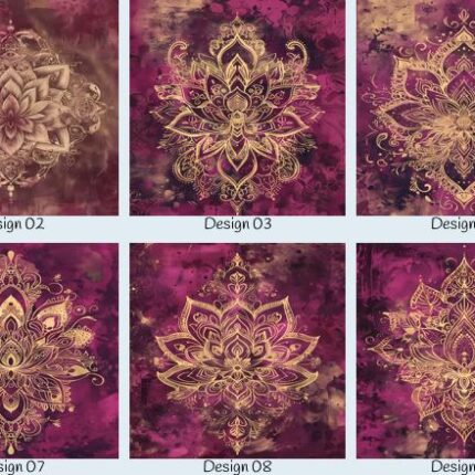 Mandala red