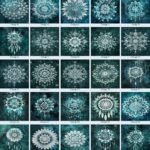 Dream Mandalas teal