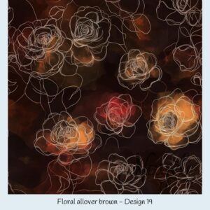 Floral allover brown – Bild 20