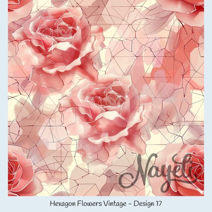 Hexagon Flowers Vintage – Bild 18