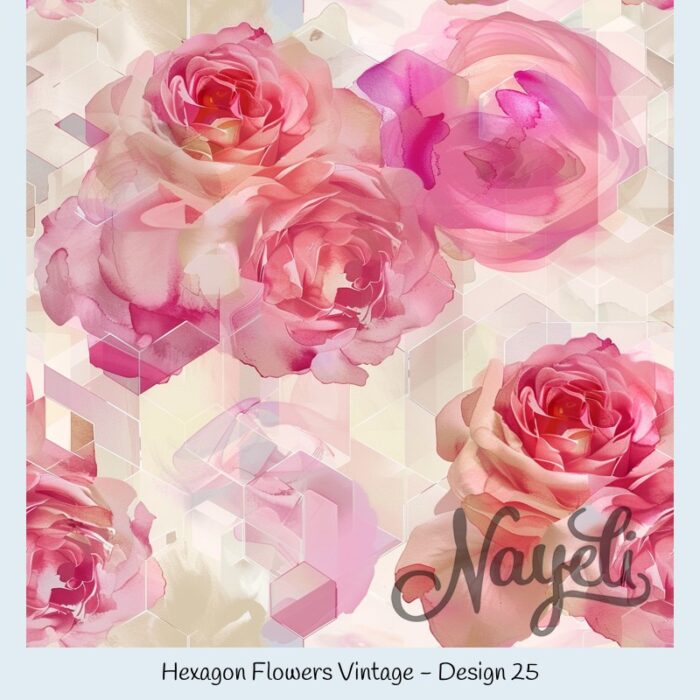 Hexagon Flowers Vintage – Bild 26