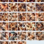 Pastel Flowers copper