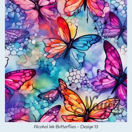Alcohol Ink Butterflies