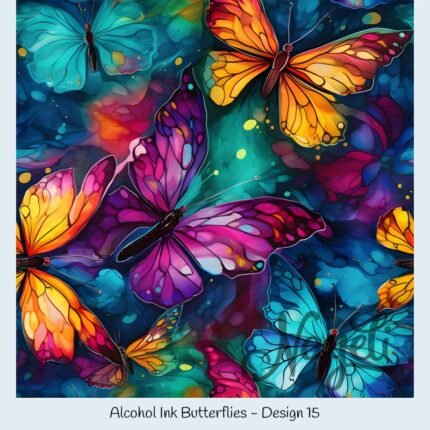 Alcohol Ink Butterflies