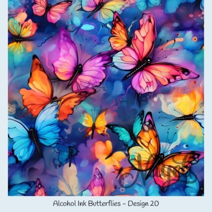 Alcohol Ink Butterflies