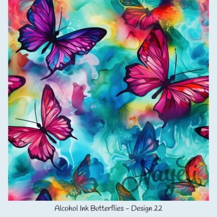 Alcohol Ink Butterflies