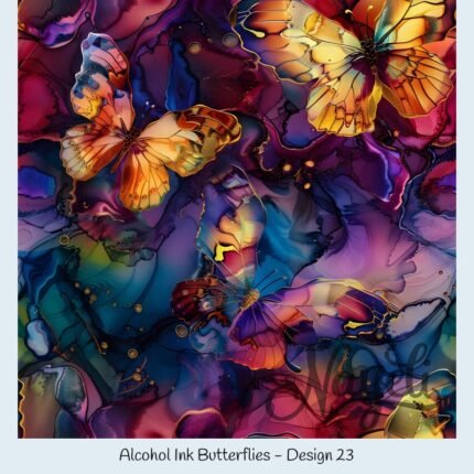 Alcohol Ink Butterflies