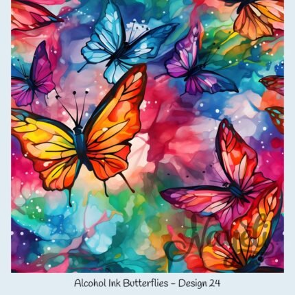 Alcohol Ink Butterflies
