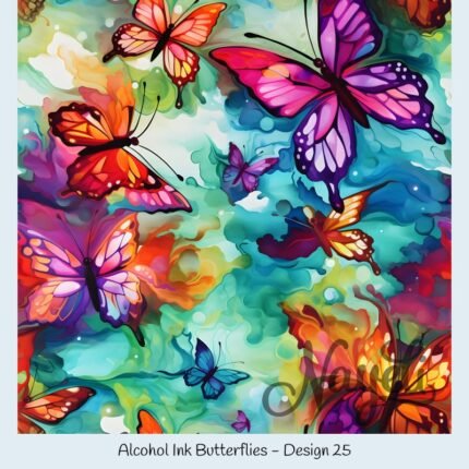 Alcohol Ink Butterflies