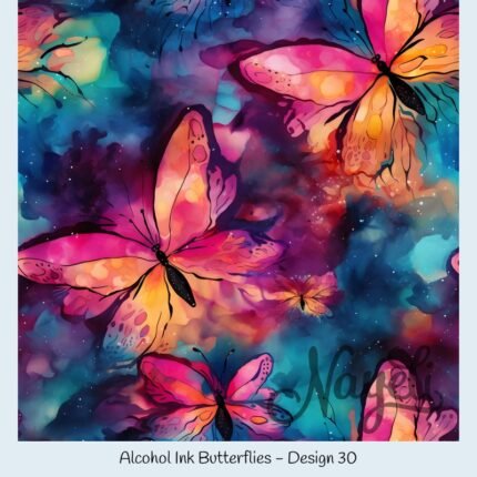 Alcohol Ink Butterflies