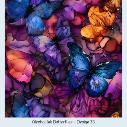 Alcohol Ink Butterflies