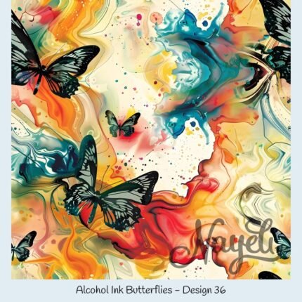 Alcohol Ink Butterflies