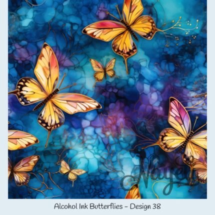 Alcohol Ink Butterflies