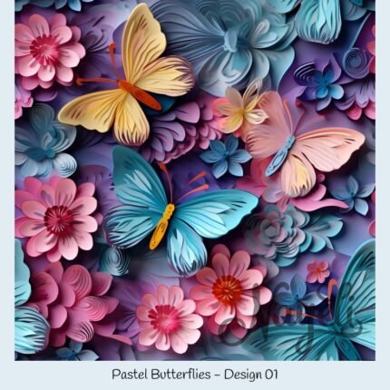 Pastel Butterflies