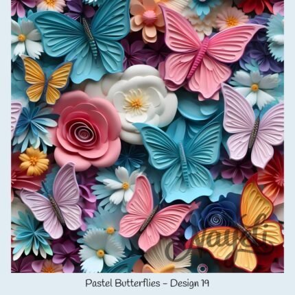 Pastel Butterflies