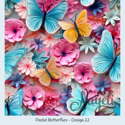 Pastel Butterflies