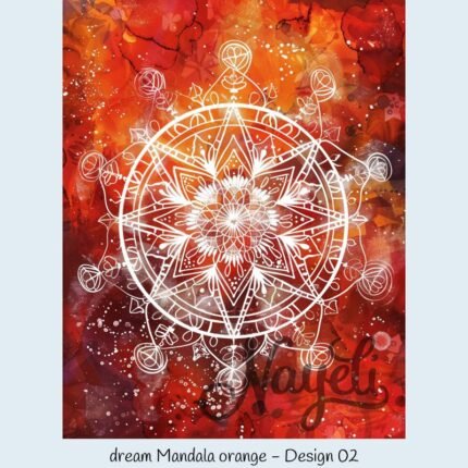 dream Mandala orange
