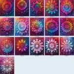 iridescent mandala