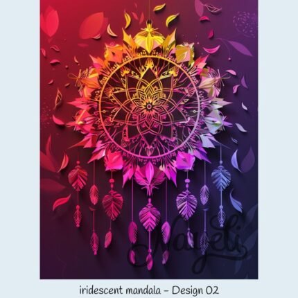 iridescent mandala