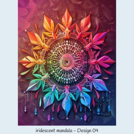 iridescent mandala