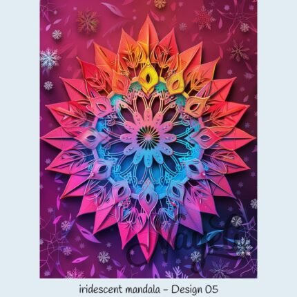 iridescent mandala