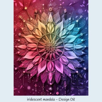 iridescent mandala