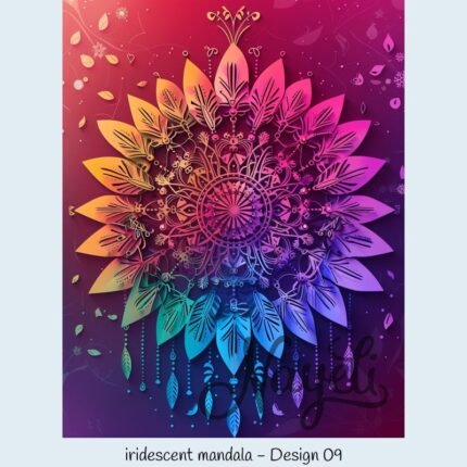 iridescent mandala
