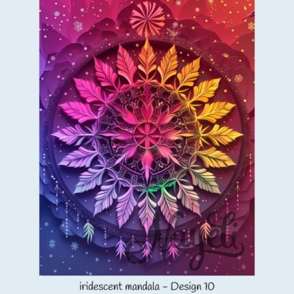 iridescent mandala