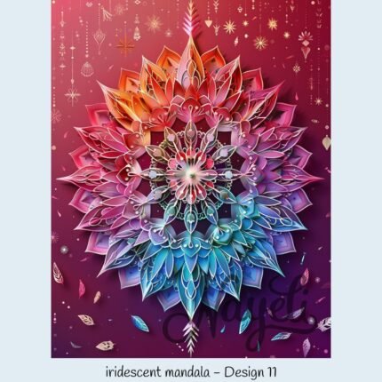 iridescent mandala