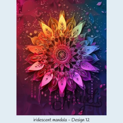 iridescent mandala