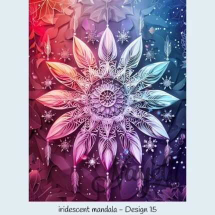 iridescent mandala